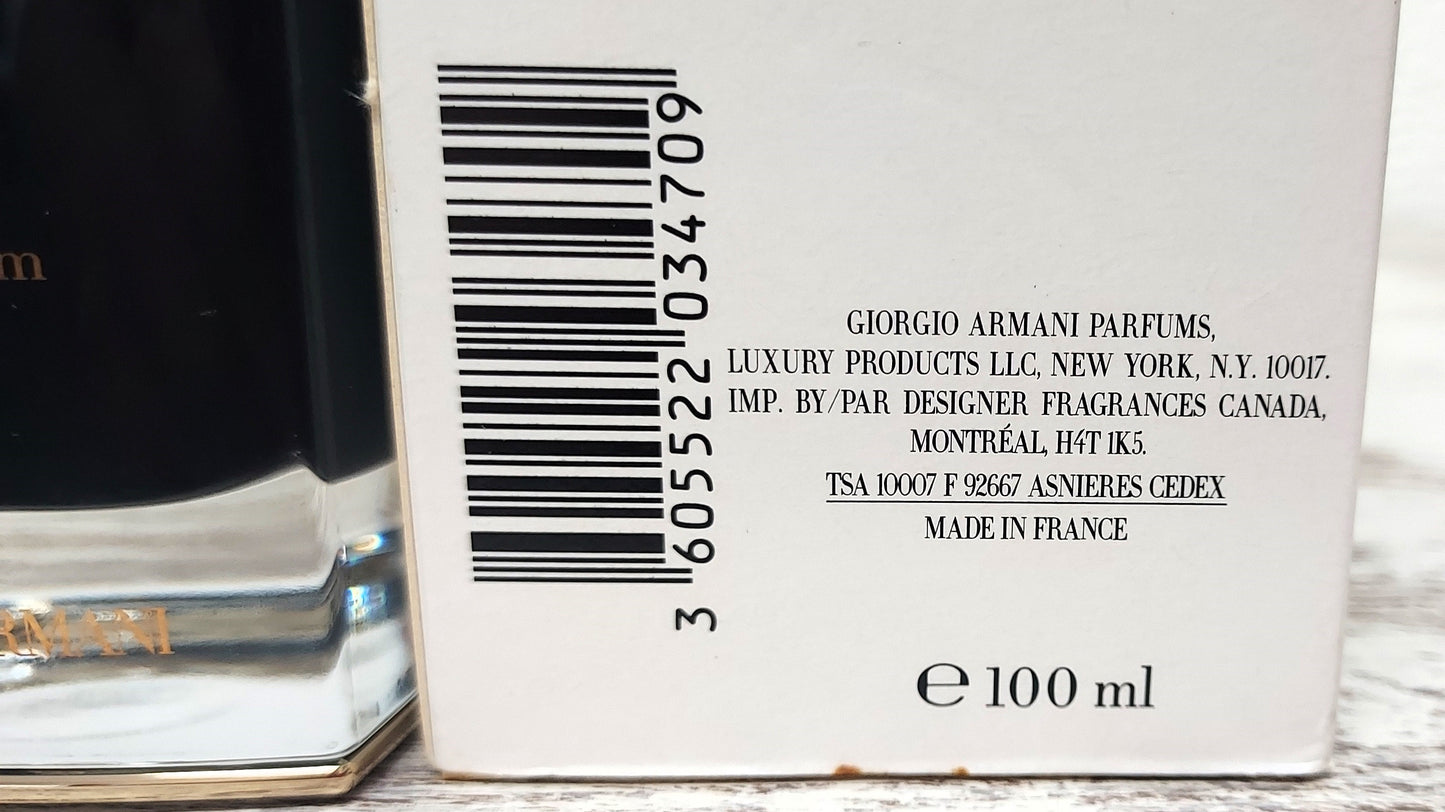Armani Si Intense (eau de parfum Intense) 100ml (Tster). Discontinued.