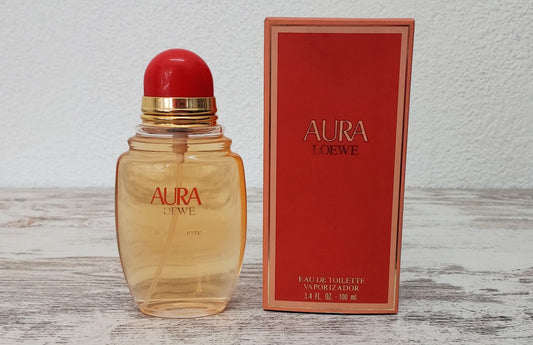 Aura Loewe EDT (eau de toilette) 100ml. Discontinued vintage. Read the full ad.