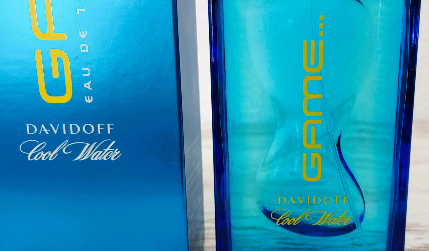 Cool Water Game Davidoff EDT (eau de toilette) 100ml. Discontinued vintage.