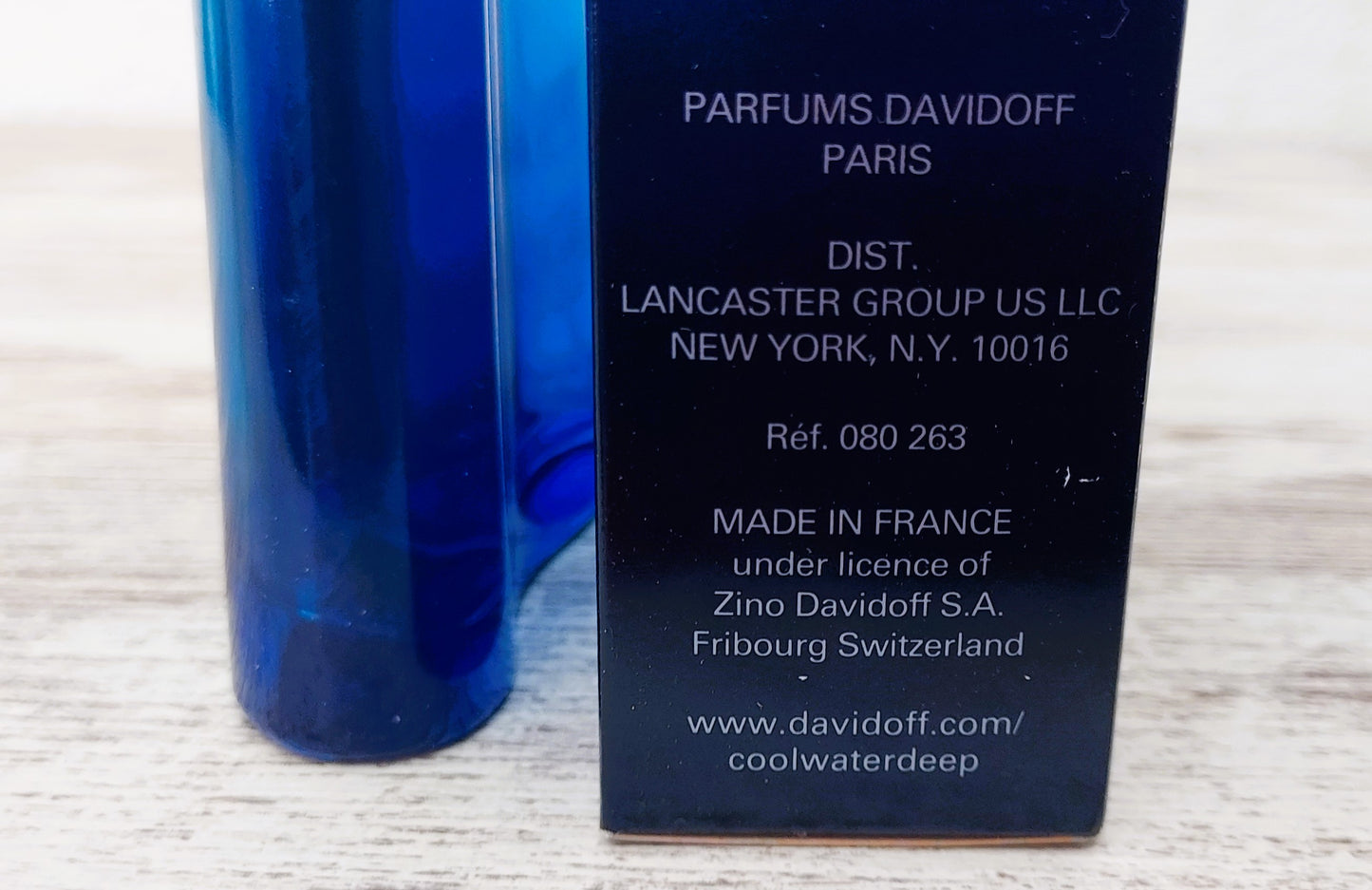 Cool Water Deep Davidoff EDT (eau de toilette) 100ml. Discontinued vintage. Lancaster Group.