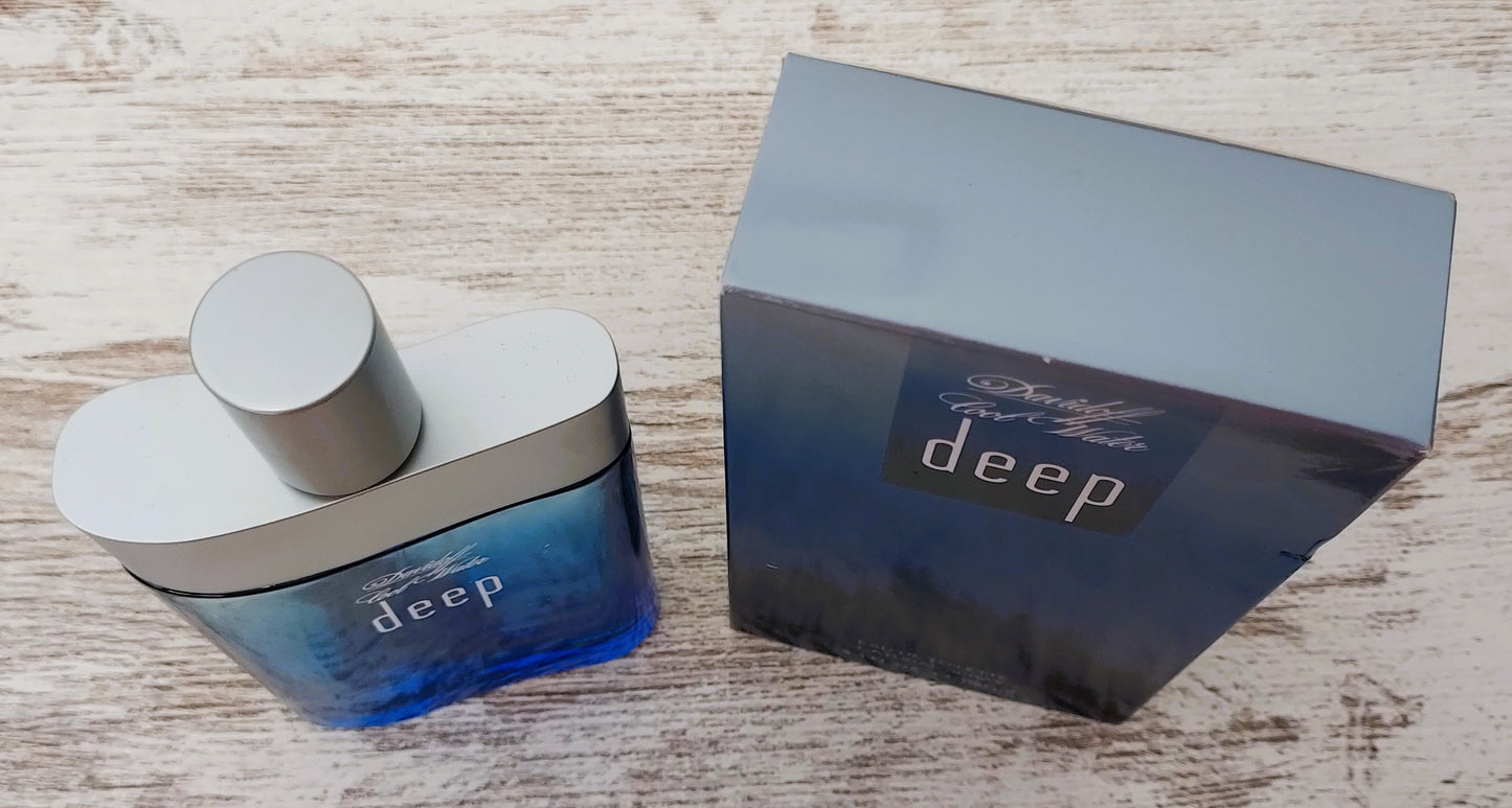 Cool Water Deep Davidoff EDT (eau de toilette) 100ml. Discontinued vintage. Lancaster Group.