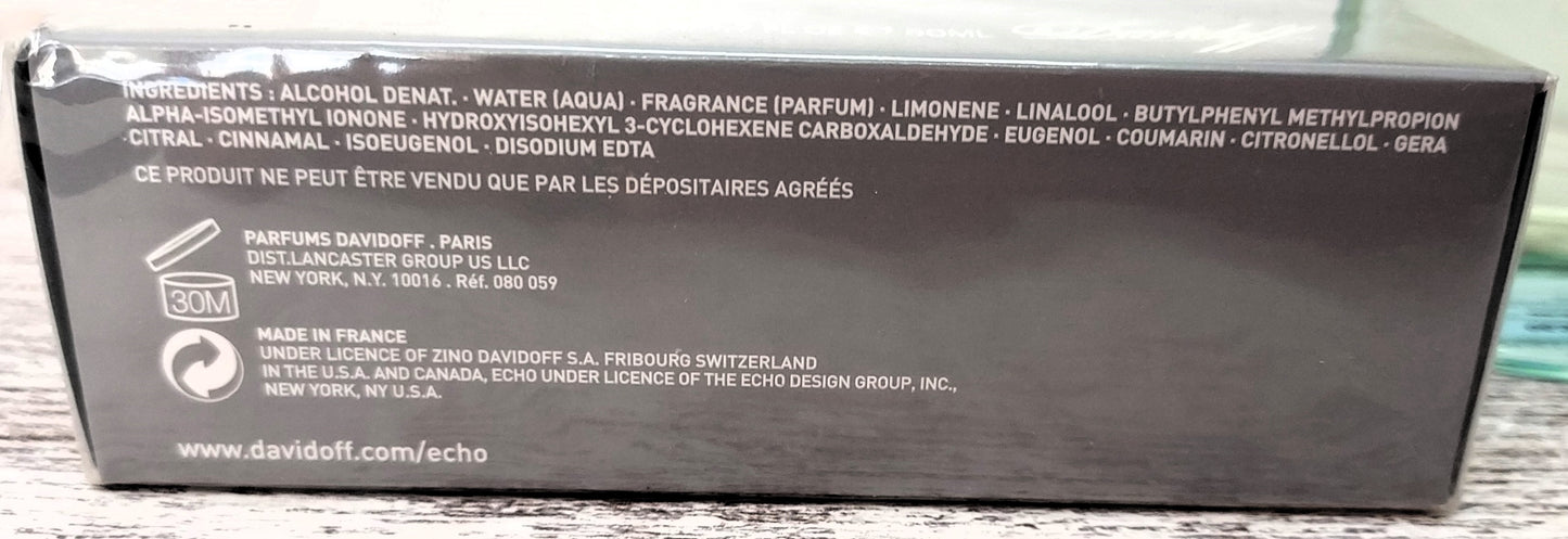 Echo Man Davidoff EDT (eau de toilette) 50ml. Discontinued vintage. Lancaster Group.