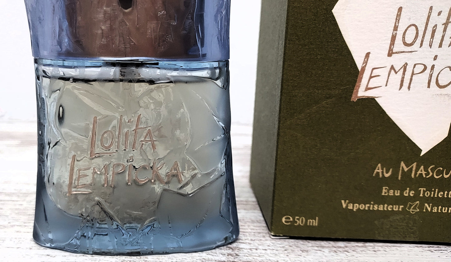 Au Masculin Lolita Lempicka EDT (eau de toilette) 50ml. Discontinued vintage.
