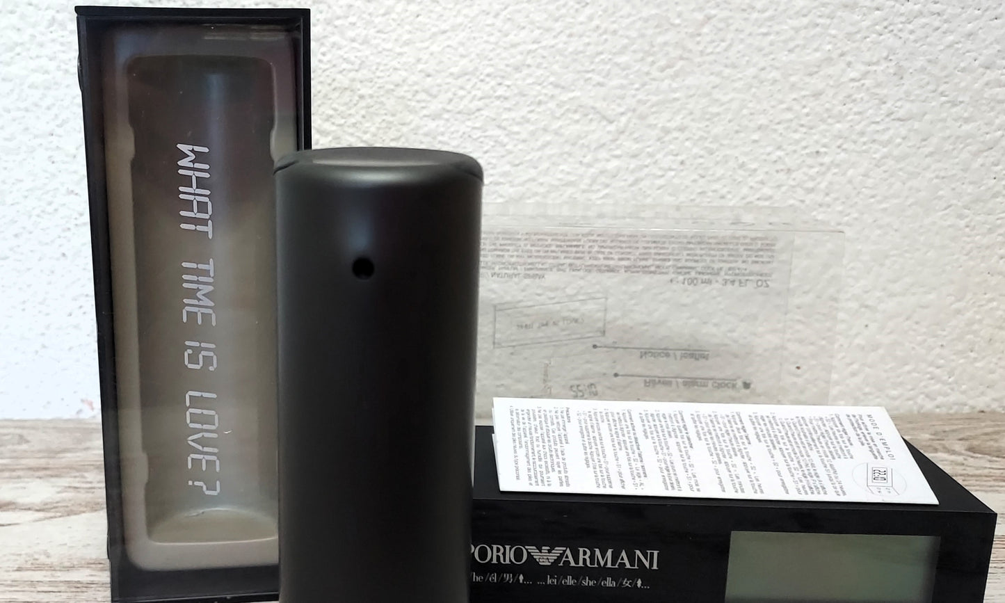 Emporio Armani Lui EDT 100 ml + Alarm Clock. Vintage Presentation 2004.