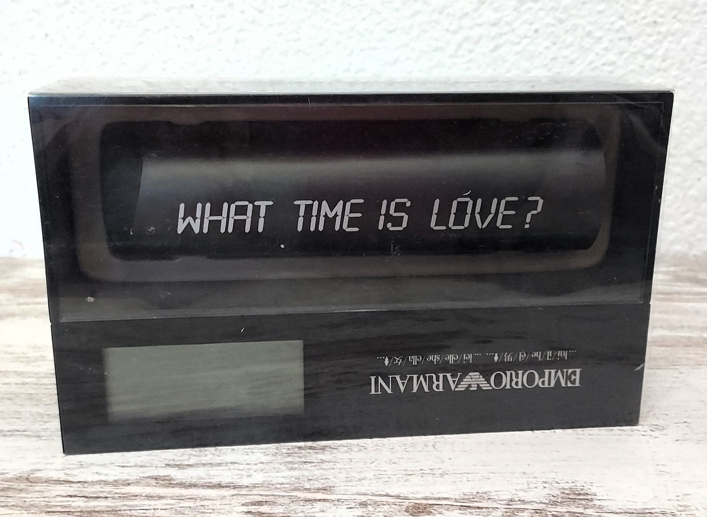 Emporio Armani Lui EDT 100 ml + Alarm Clock. Vintage Presentation 2004.