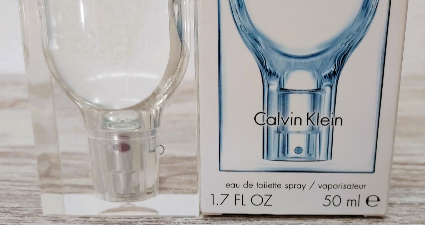 CK2 Calvin Klein EDT (eau de toilette) 50ml. Discontinued. Unisex Fragrance.