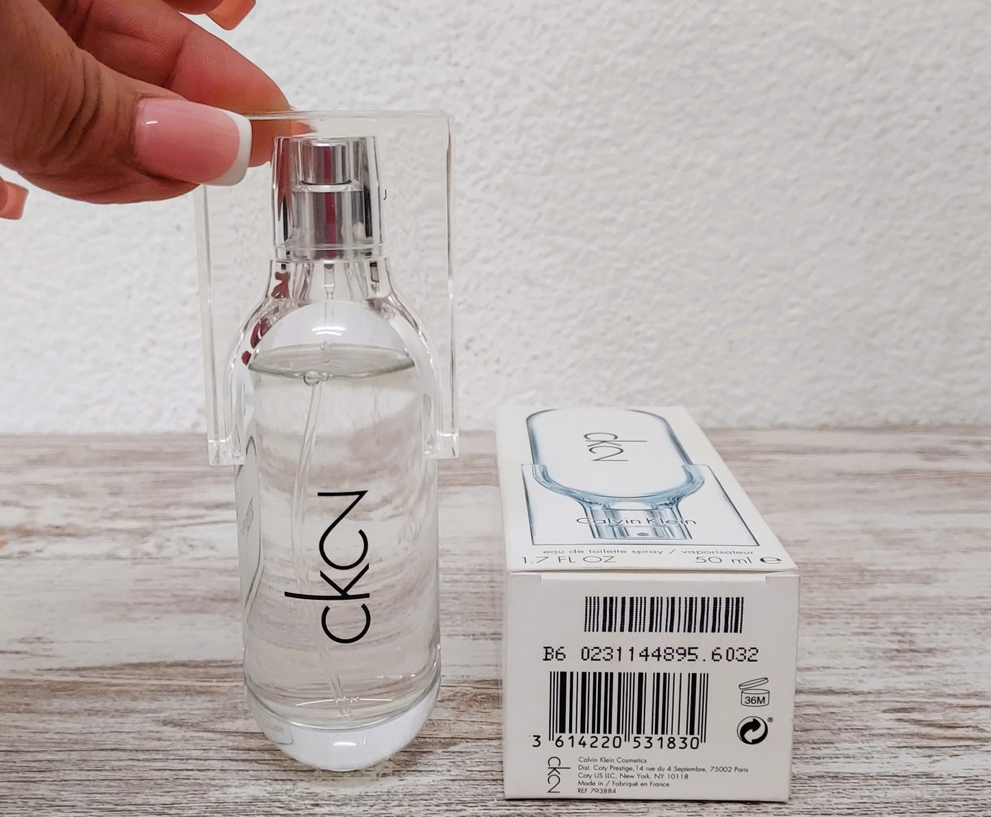 CK2 Calvin Klein EDT (eau de toilette) 50ml. Discontinued. Unisex Fragrance.