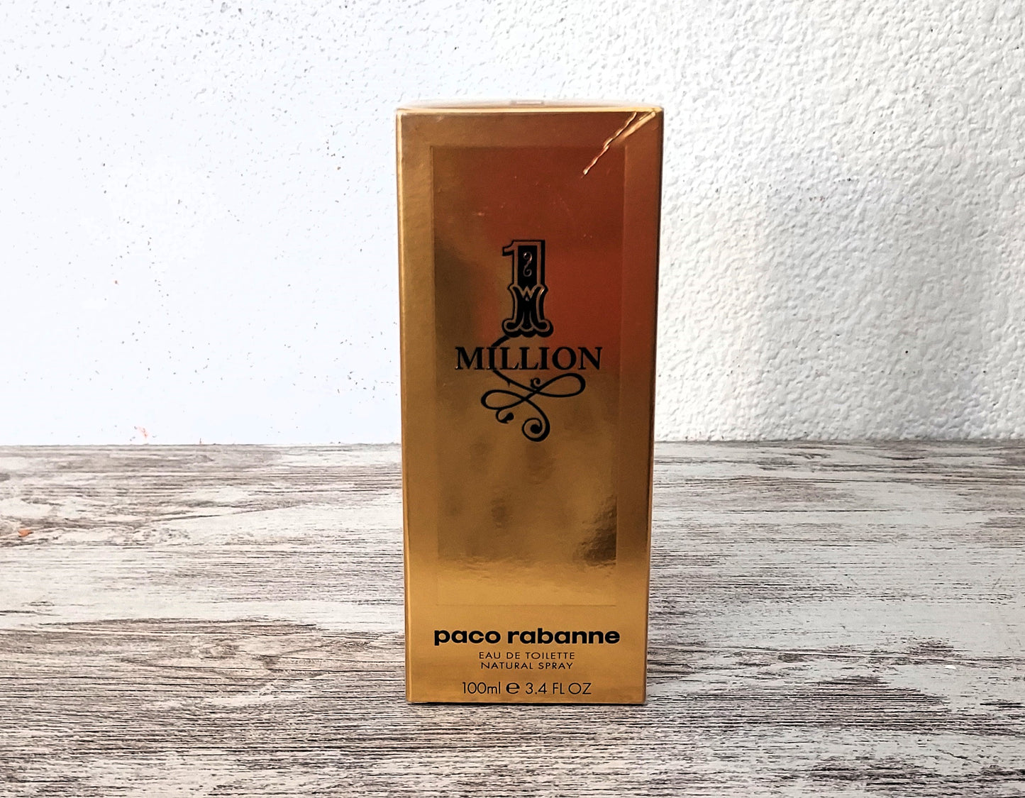1 Million Paco Rabanne EDT (eau de toilette) 100ml. discontinued packaging.