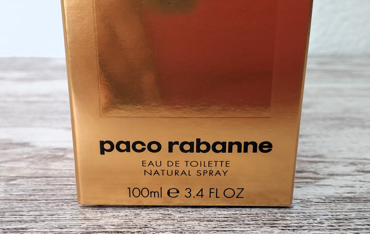 1 Million Paco Rabanne EDT (eau de toilette) 100ml. discontinued packaging.