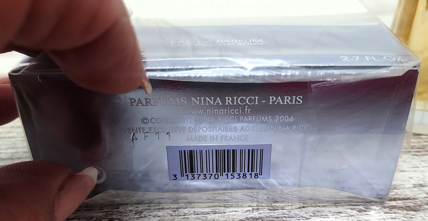 Love in Paris Nina Ricci EDP (eau de parfum) 80ml. Discontinued vintage.