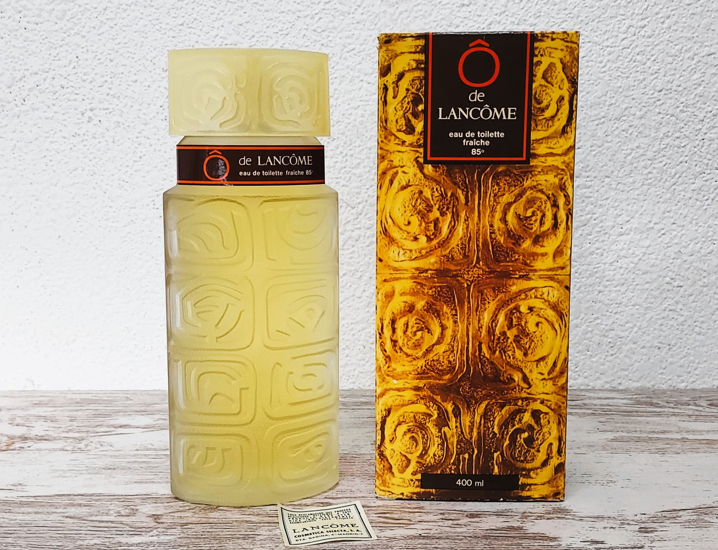 O de Lancome Fraiche EDT (eau de toilette) 400ml. Discontinued vintage.