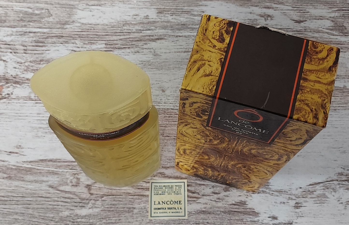 O de Lancome Fraiche EDT (eau de toilette) 400ml. Discontinued vintage.