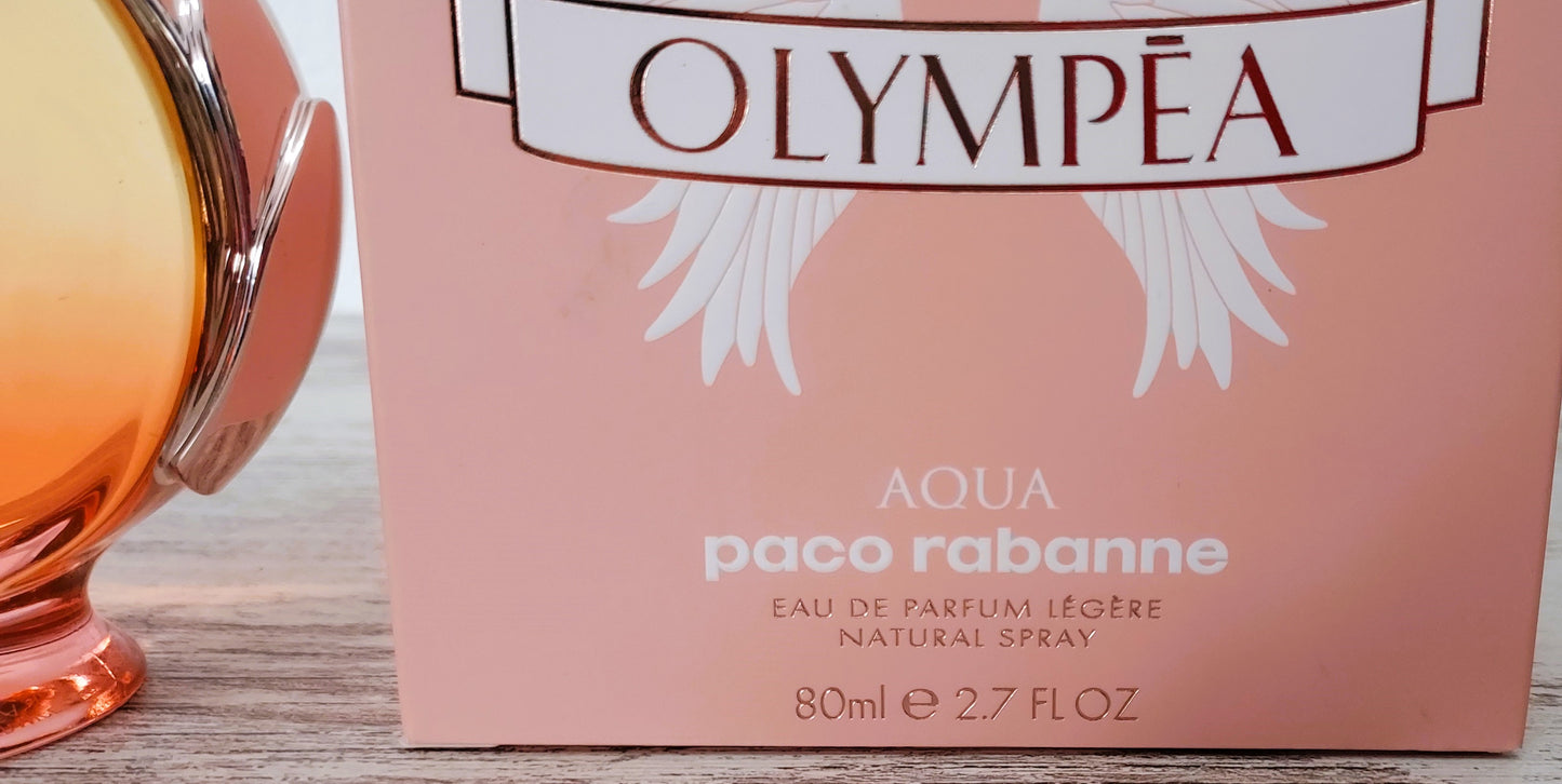 Olympea Aqua Paco Rabanne EDP (eau de parfum Legere) 80ml. Discontinued.
