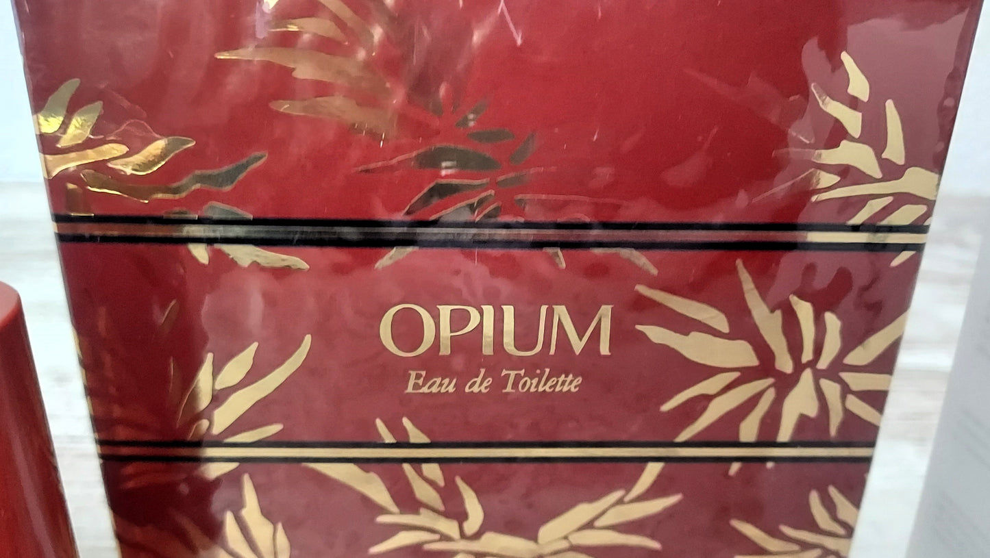 Opium YSL, Yves Saint Laurent EDT (eau de toilette SPLASH) 60ml. Vintage 80's.