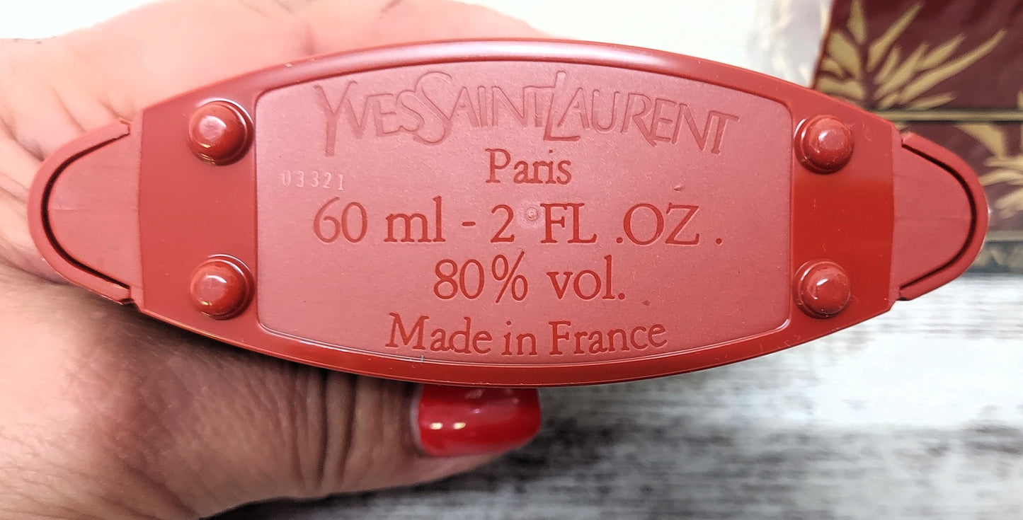 Opium YSL, Yves Saint Laurent EDT (eau de toilette SPLASH) 60ml. Vintage 80's.