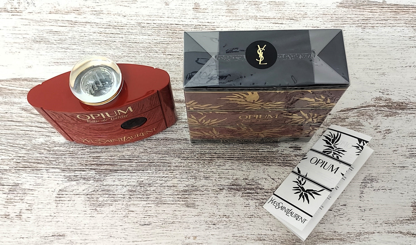 Opium YSL, Yves Saint Laurent EDT (eau de toilette SPLASH) 60ml. Vintage 80's.