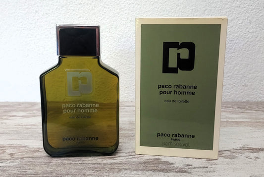 Paco Rabanne pour Homme EDT (eau de toilette SPLASH) 240ml. Vintage 1989.