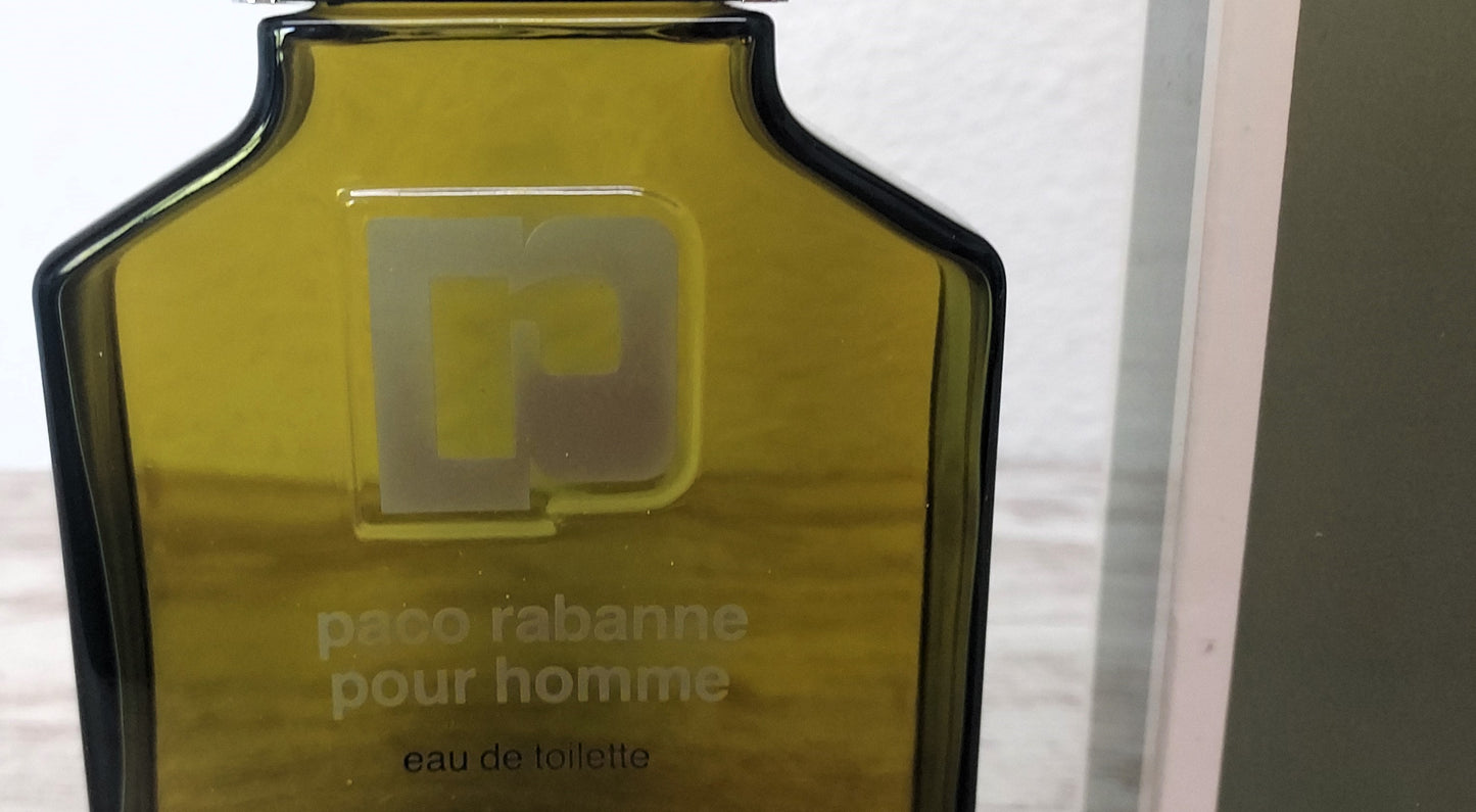 Paco Rabanne pour Homme EDT (eau de toilette SPLASH) 240ml. Vintage 1989.