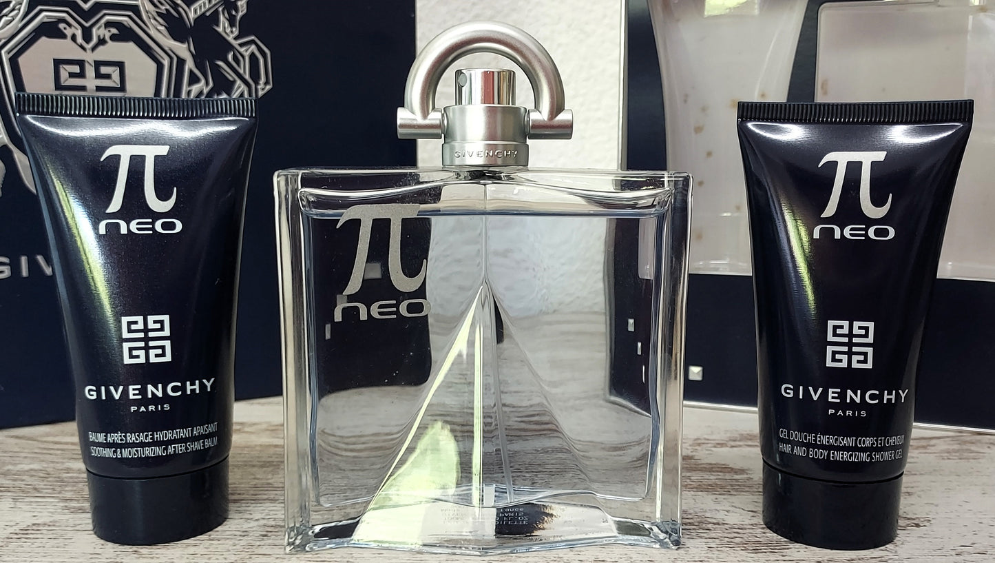 Pi Neo Givenchy EDT 100ml + After Shave 50ml + Shower Gel 50ml. Discontinued.