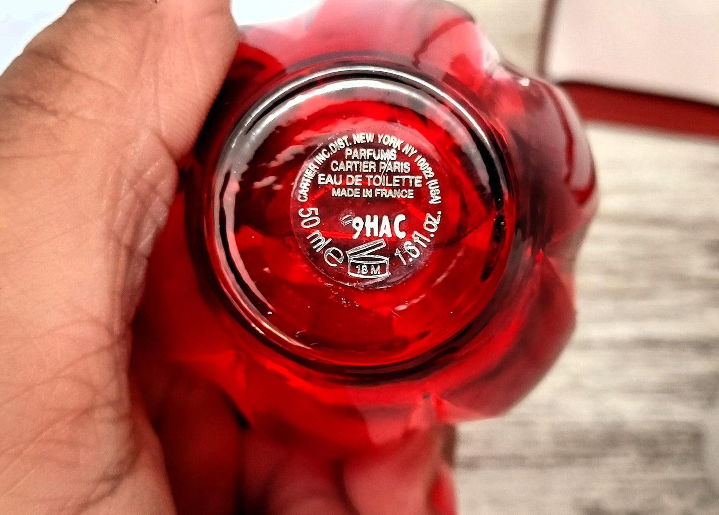 Delices de Cartier EDT (eau de toilette) 50ml + Body Lotion 100ml. Discontinued.