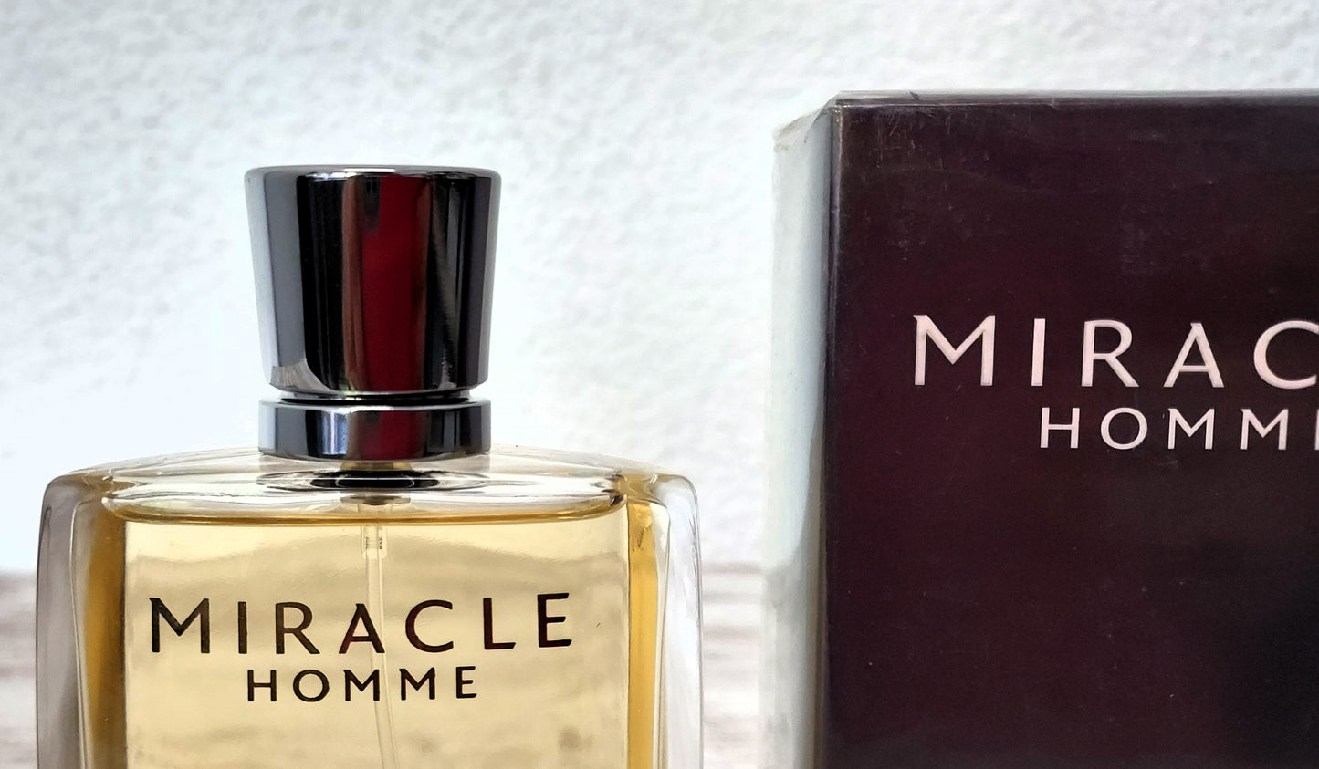 Miracle Homme Lancome EDT (eau de toilette) 50ml. Discontinued vintage.