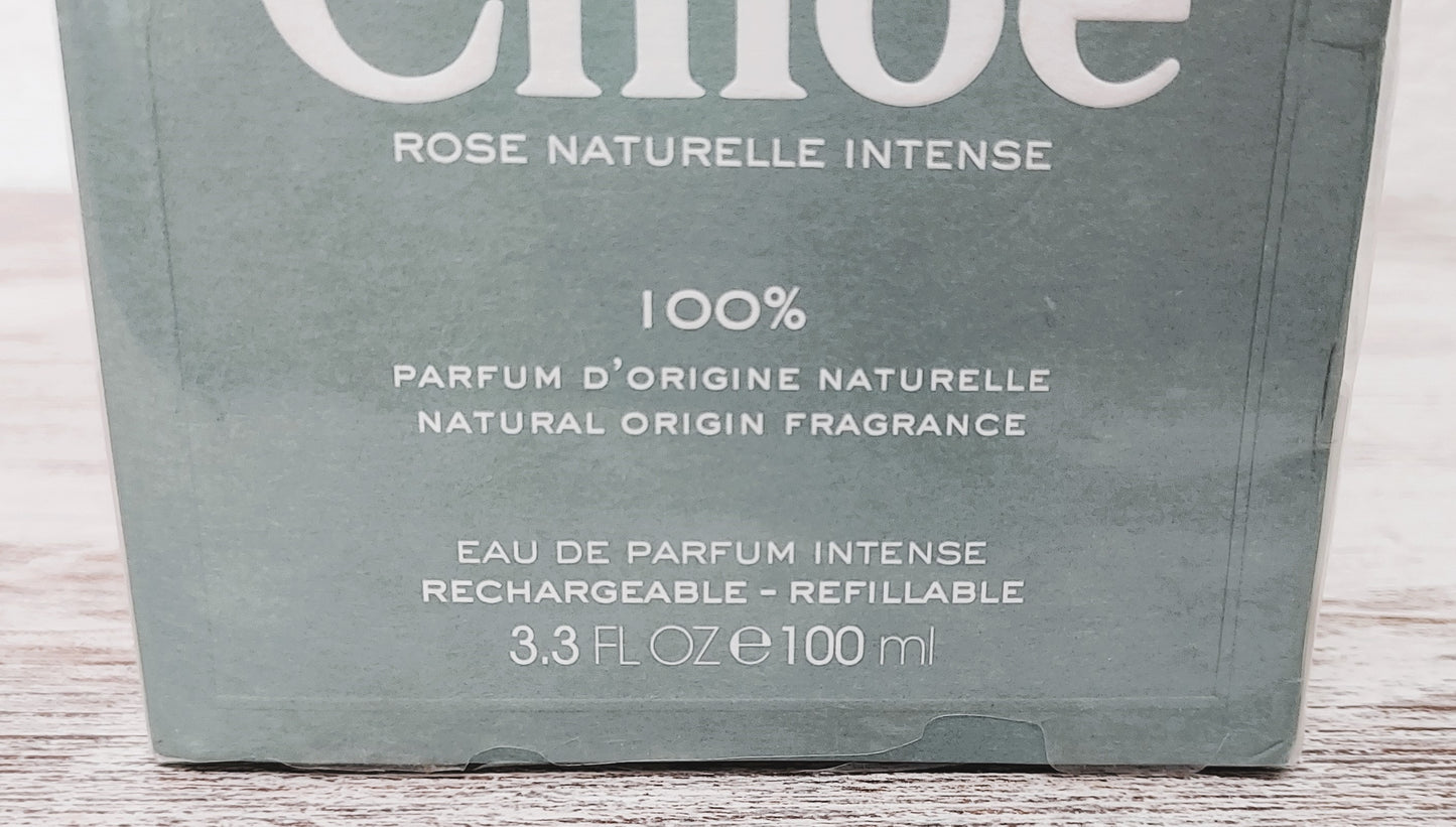 Rose Naturelle Intense Chloe EDP (eau de parfum) 100ml. Refillable.
