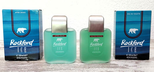 Rockford Ice Atkinsons EDT 50ml + After Shave 50ml. Discontinued vintage.