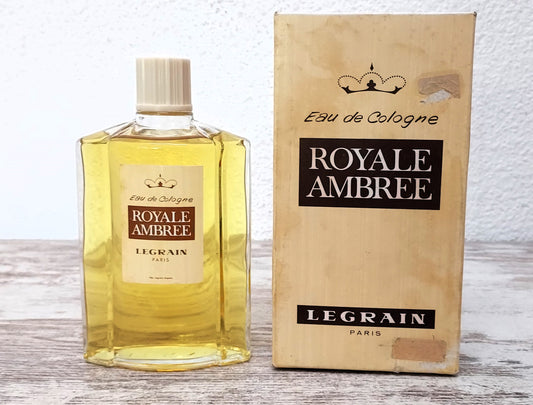 Royalee Ambre Legrain EDC (eau de cologne SPLASH) 200ml. Discontinued vintage.
