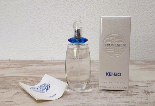 L'Eau par Kenzo pour Femme EDT (eau de toilette) 30ml. Discontinued vintage 1996.
