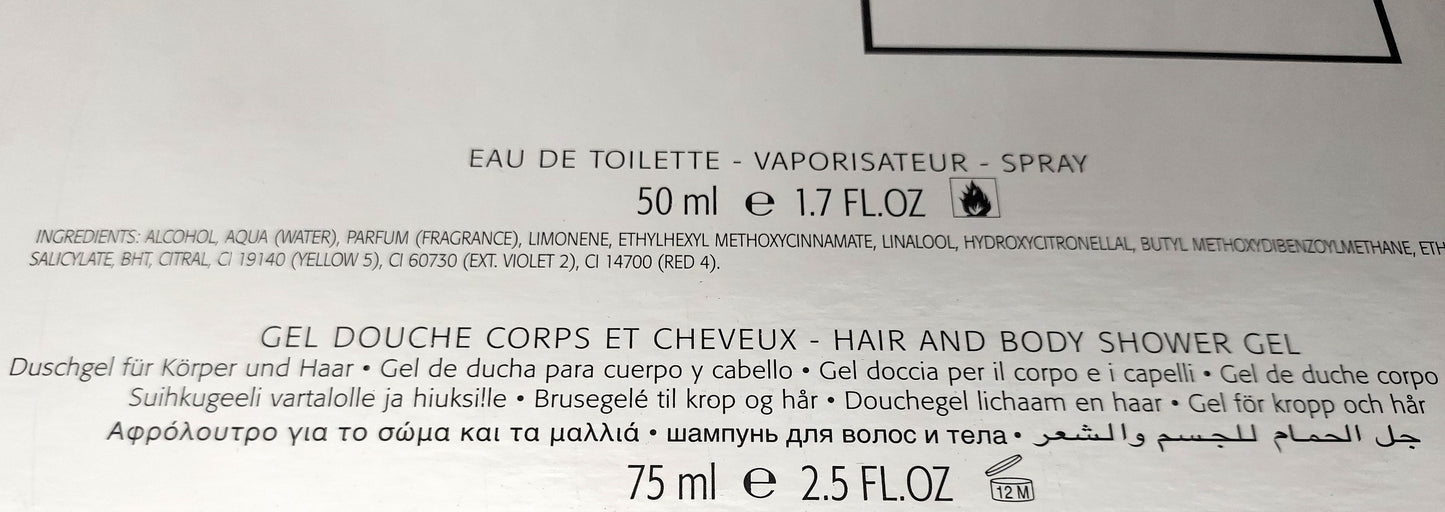 Givenchy Play Sport EDT (eau de toilette) 50ml + Shower Gel 75ml. Discontinued.