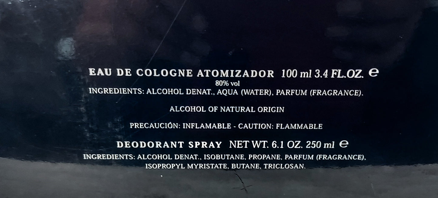 Yacht Man Mas Cosmetics EDC eau de cologne Spray) 100ml + Deo Spray 250ml. Rare