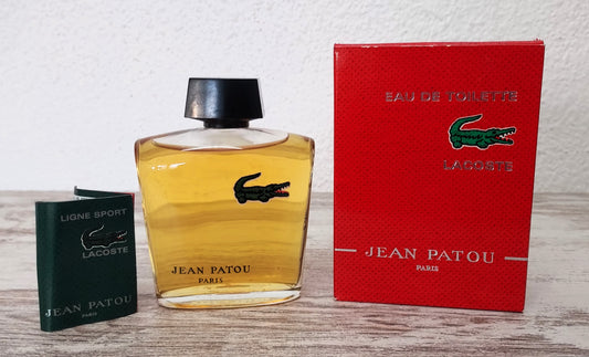 Lacoste Jean Patou EDT (eau de toilette SPLASH) 120ml. Extremely rare vintage.