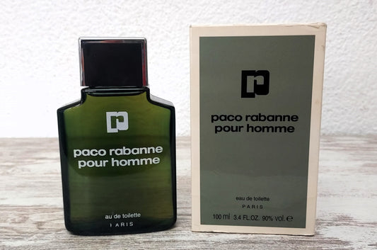 Paco Rabanne pour Homme EDT (eau de toilette SPLASH) 100ml. Vintage.