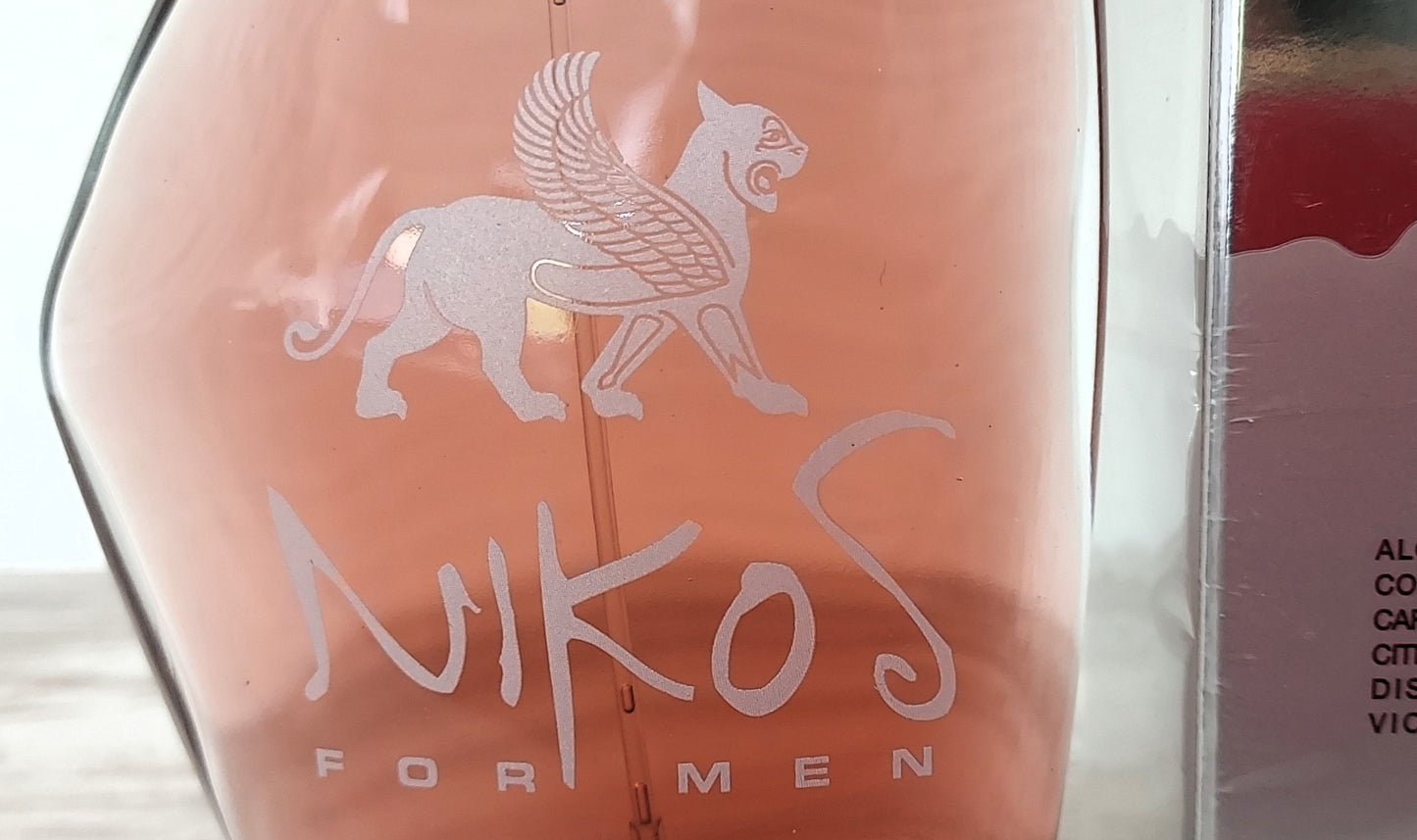 Nikos for Men EDT (eau de toilette) 100 ml. Discontinued vintage extremely rare.