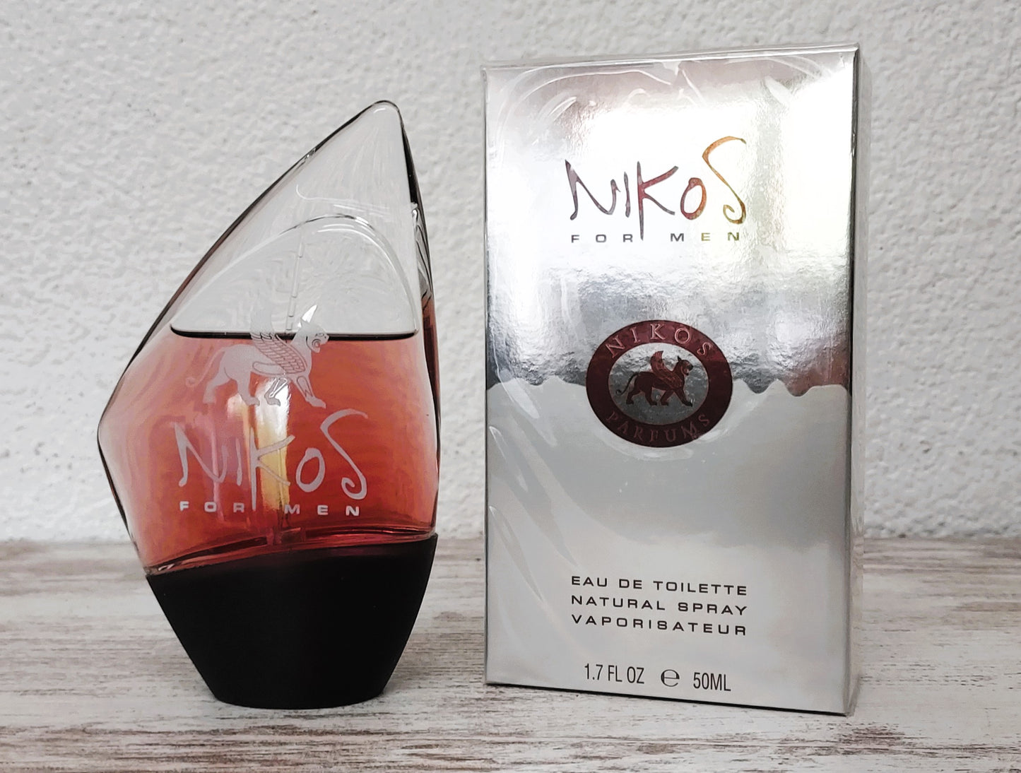 Nikos for Men EDT (eau de toilette) 50 ml. Discontinued vintage extremely rare.