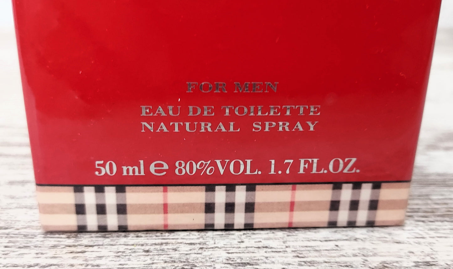Burberry for Men EDT (eau de toilette) 50 ml. Discontinued vintage. Inter Parfums.