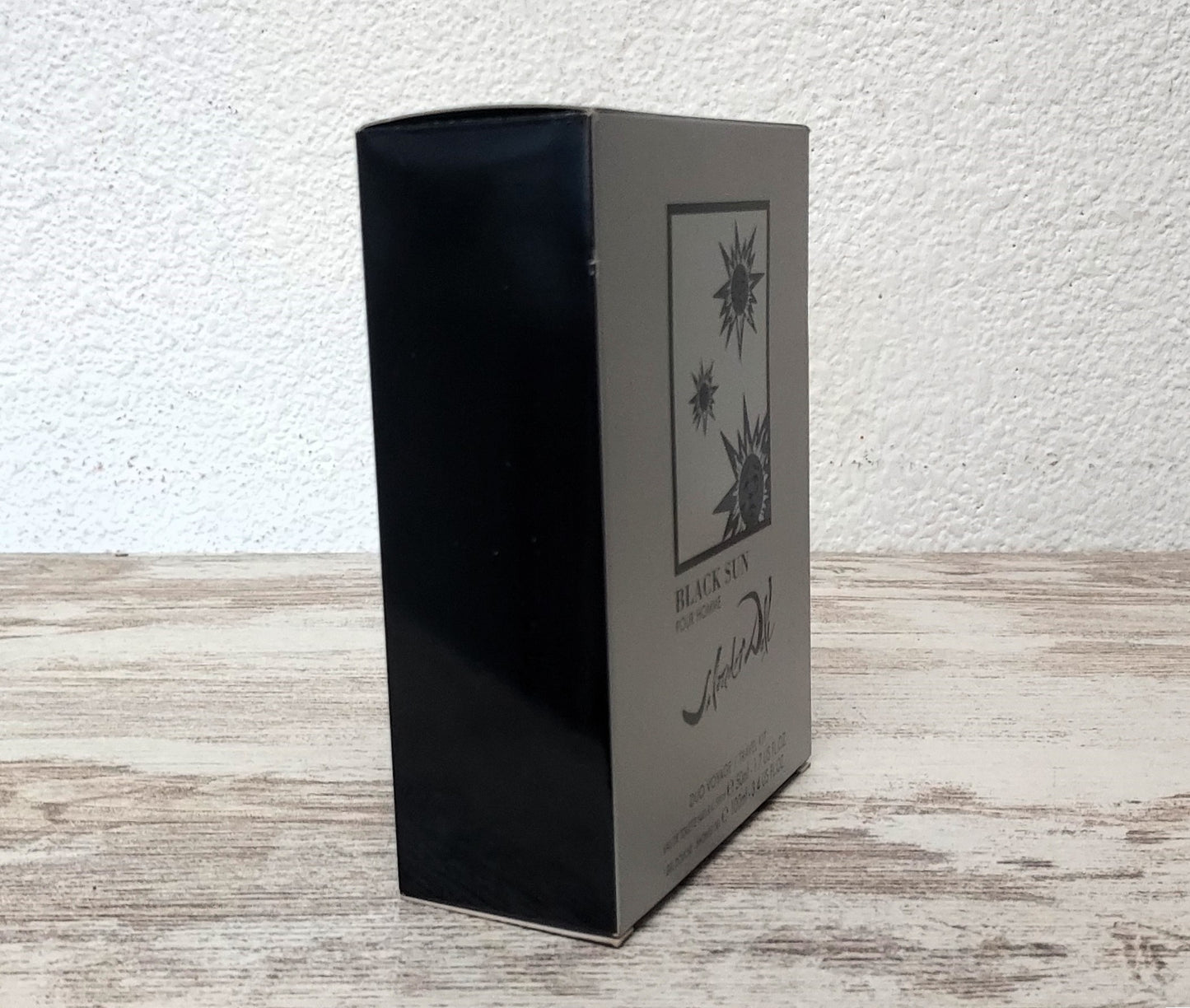 Black Sun Salvador Dalí Travel Kit EDT 50ml + Shower Gel 100ml – Vintage & Discontinued.