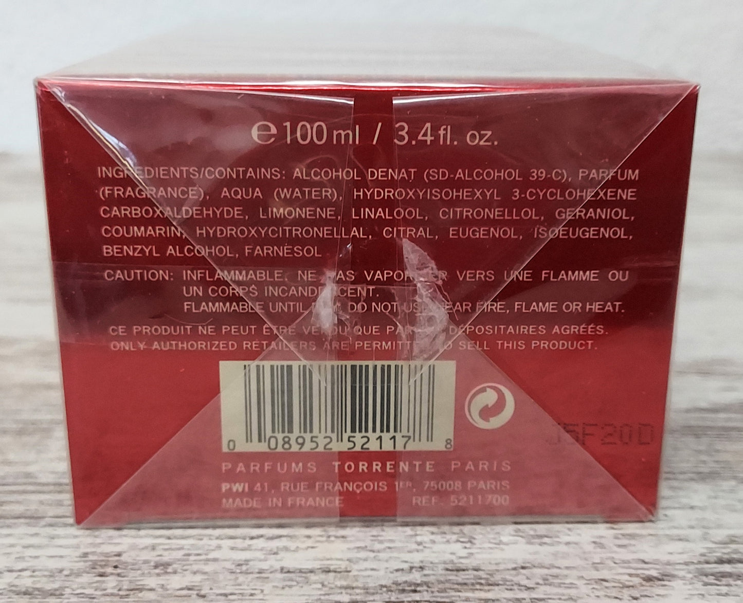 Torrente L'Or Rouge EDP (eau de parfum) 100 ml. Discontinued vintage.