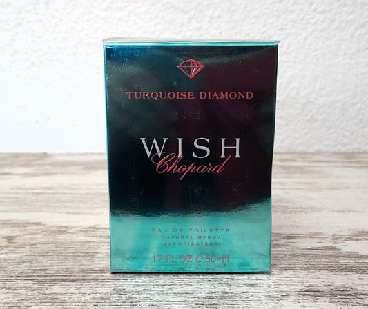 Wish Turquoise Diamonds Chopard EDT (eau de toilette) 50 ml. Discontinued vintage.