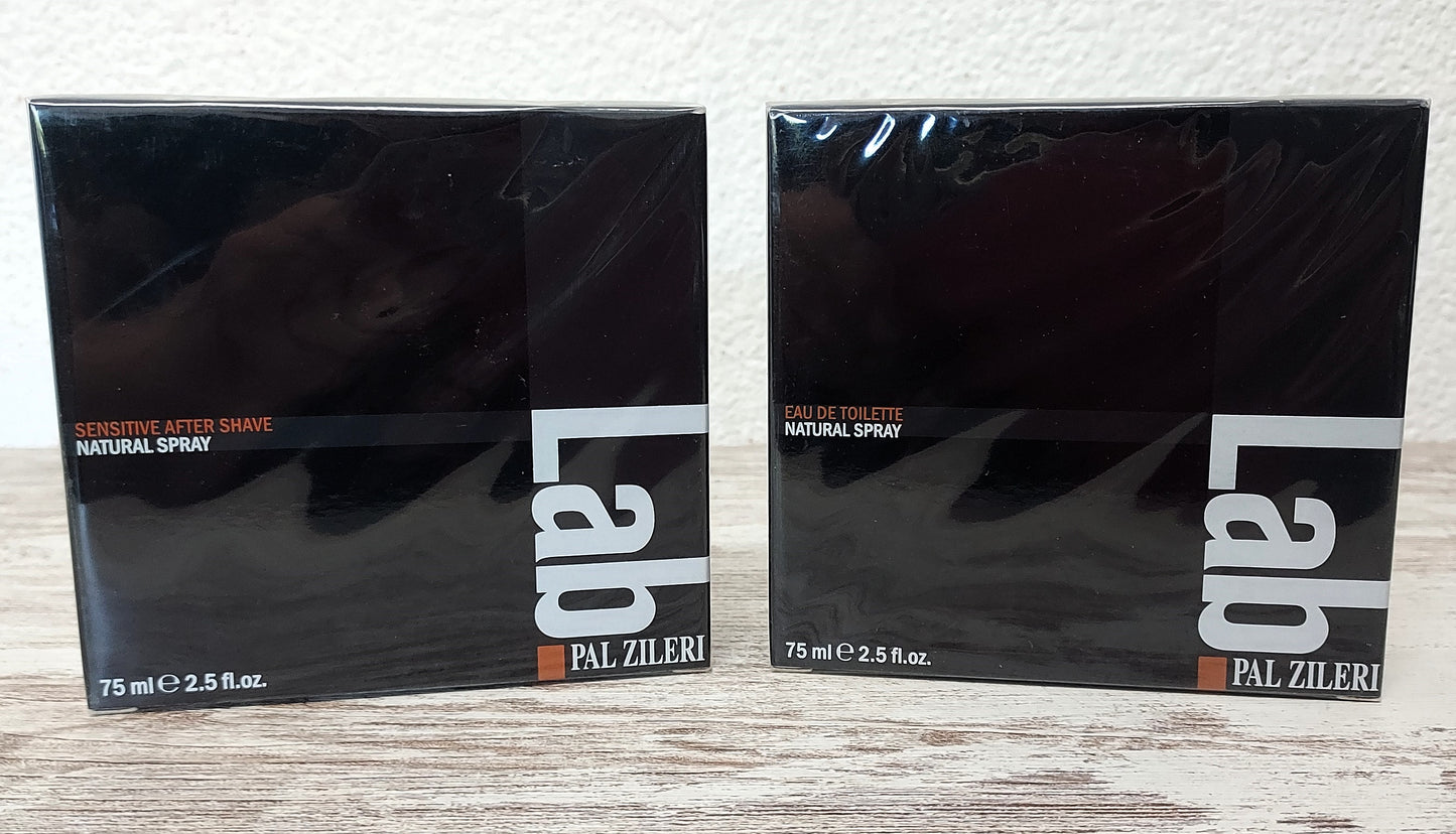 LAB Pal Zileri EDT (eau de toilette) 75 ml + After Shave 75 ml. Discontinued vintage.