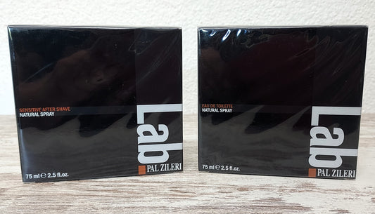 LAB Pal Zileri EDT (eau de toilette) 75 ml + After Shave 75 ml. Discontinued vintage.