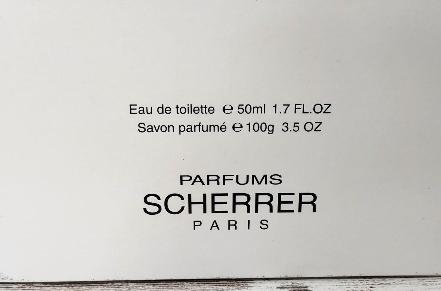 Scherrer pour Femme EDT (eau de toilette) 50 ml + Soap. Discontinued vintage formula.