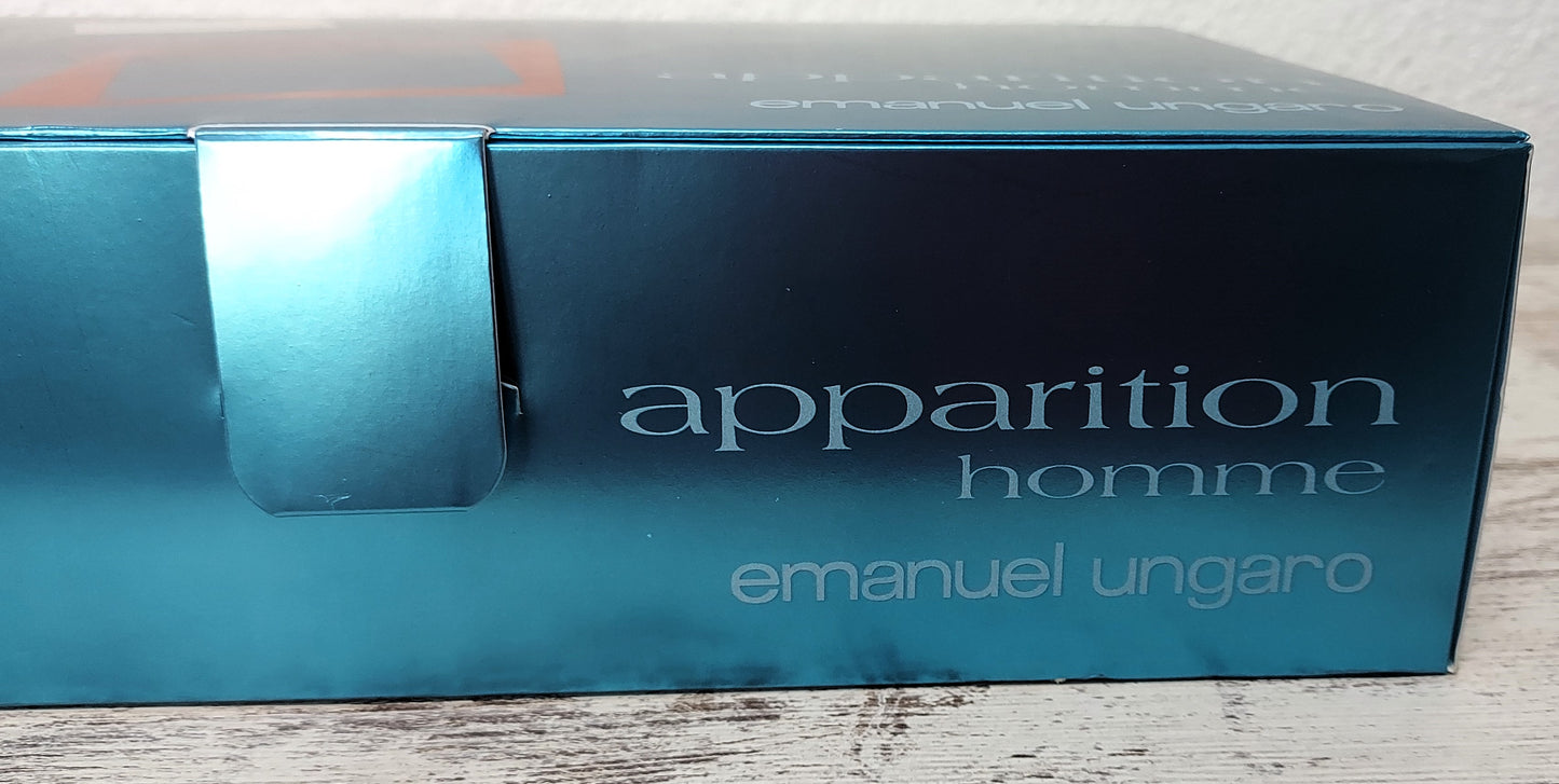 Apparition pour Homme Ungaro EDT (eau de toilette) 100 ml + After Shave 75 ml. Vintage.