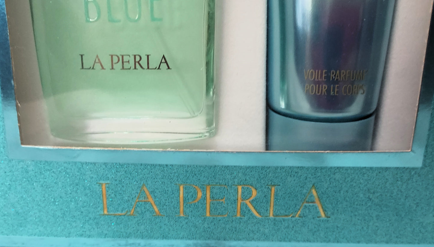 La Perla Blue EDT (eau de toilette) 50 ml + Body Lotion 125 ml. Vintage. Morris.