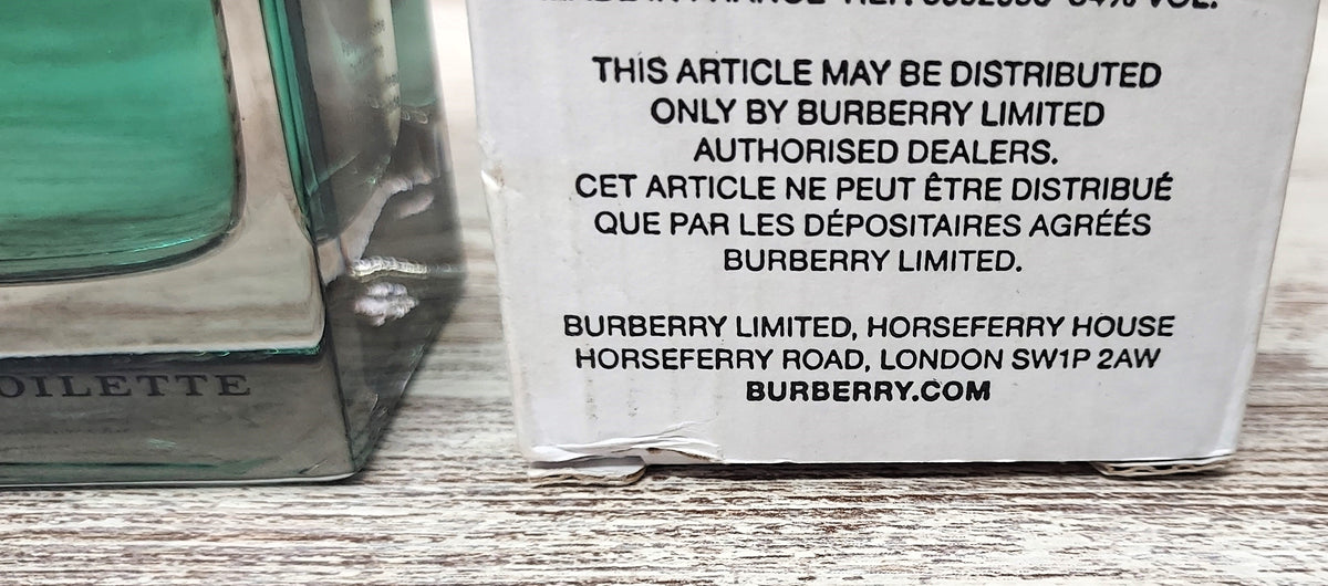 Mr. Burberry EDT (eau de toilette) 100 ml. Discontinued original first formula 2016.