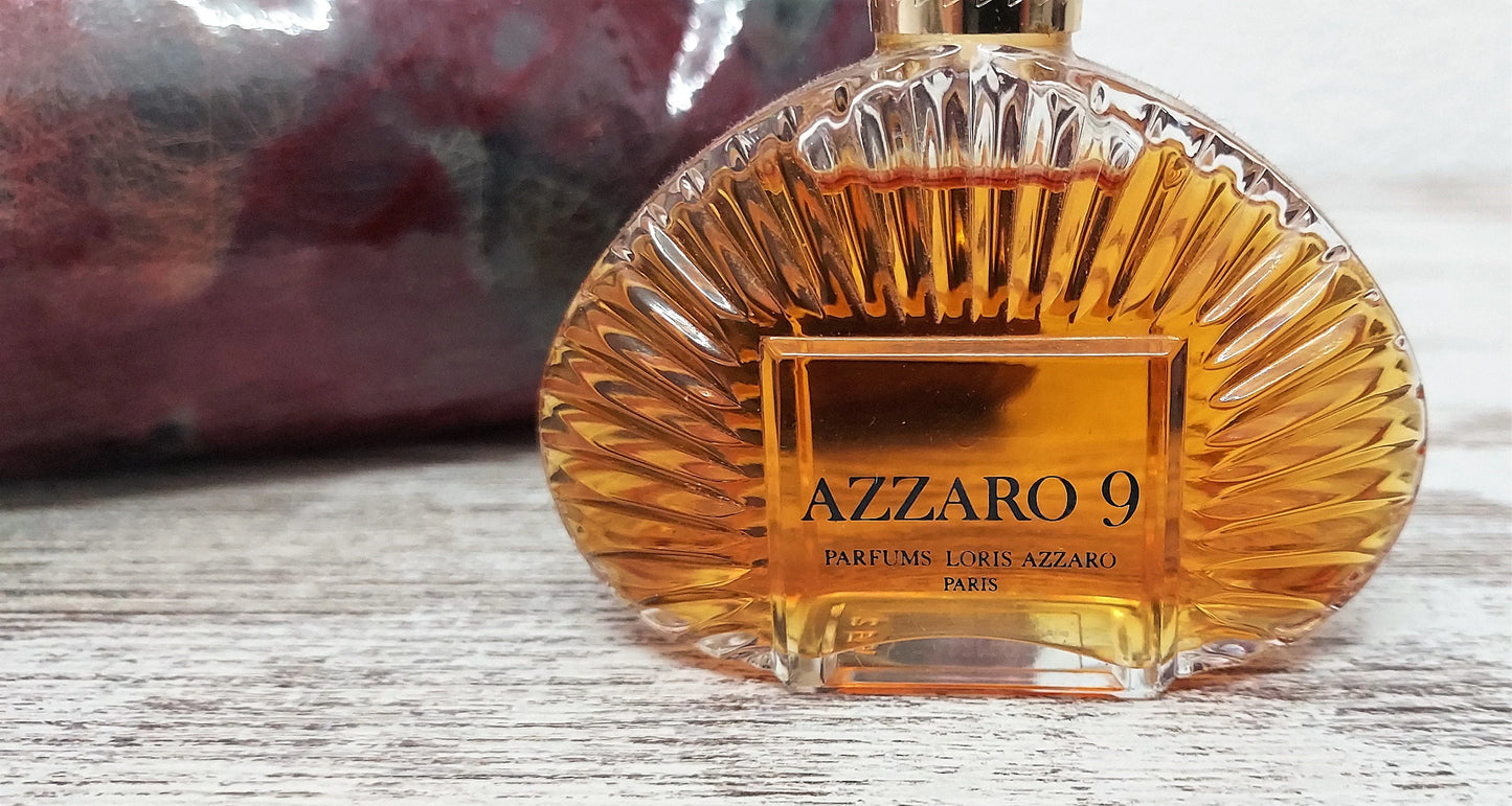 Azzaro 9 Loris Azzaro PARFUM 30ml + Toiletry Bag. Vintage extremely rare.