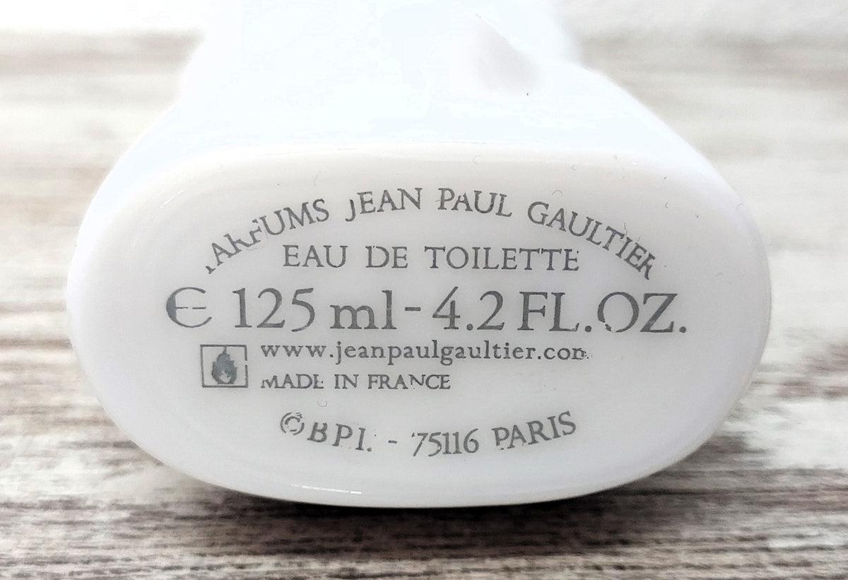 Fleur du Male Gaultier EDT (eau de toilette) 125 ml (quantity as shown in the pictures). Old version.