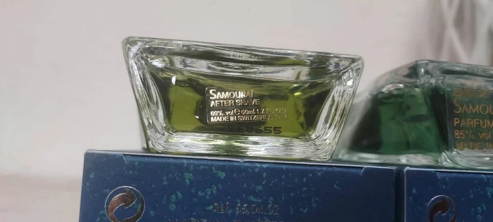 Samourai Alain Delon EDT SPLASH 50ml + After Shave SPLASH 50ml. Vintage rare.