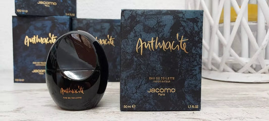 Anthracite pour Femme Jacomo EDT (eau de toilette SPRAY) 50ml. Vintage.