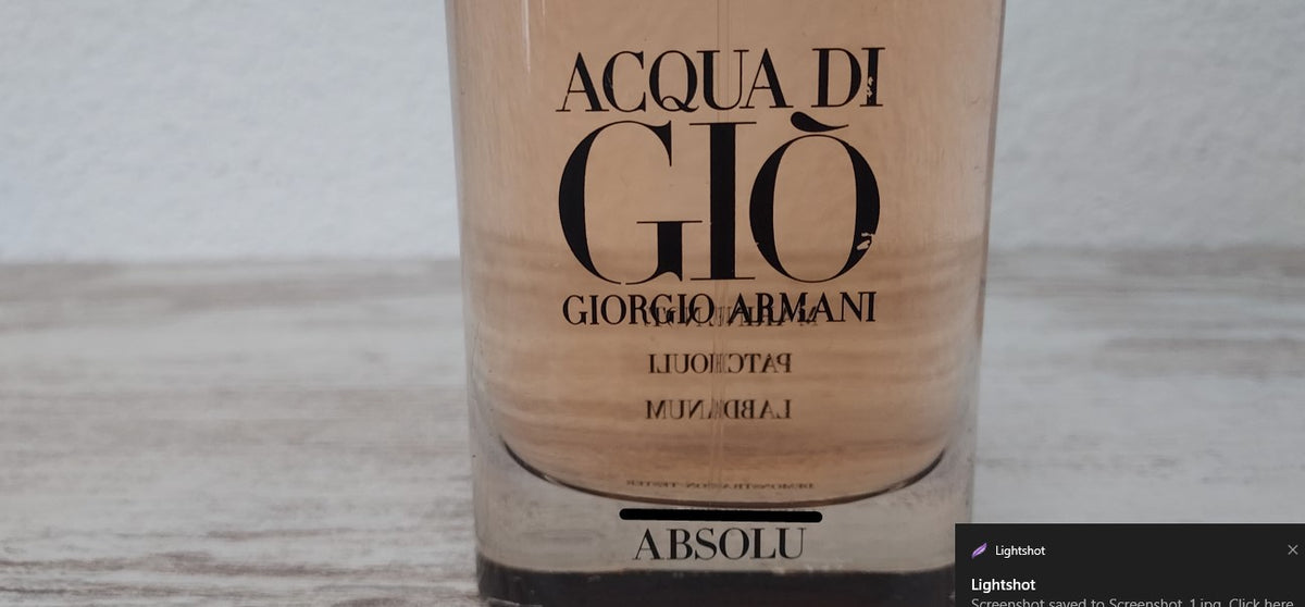 Acqua di Gio Absolu Armani EDP (EAU DE PARFUM) 75 ml. Discontinued 2018.